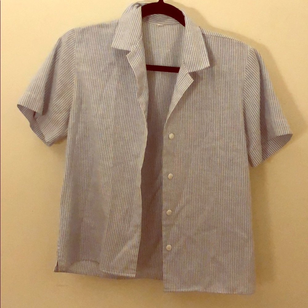 Stripped short sleeve